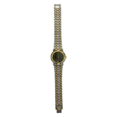 GUCCI 9000L Logo Engraved Stainless Steel Quartz Wristwatch, Silver, 26018 — Good