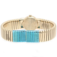 BVLGARI Tubogas 12P Diamond Watch BB192TY 12 BB192TG Women's 18KYG 40263 — Very Good
