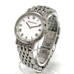 TIFFANY&Co. Tiffany M1510 Classic Quartz Round 2 Hand Analogue Watch SS Ladies Silver — Good