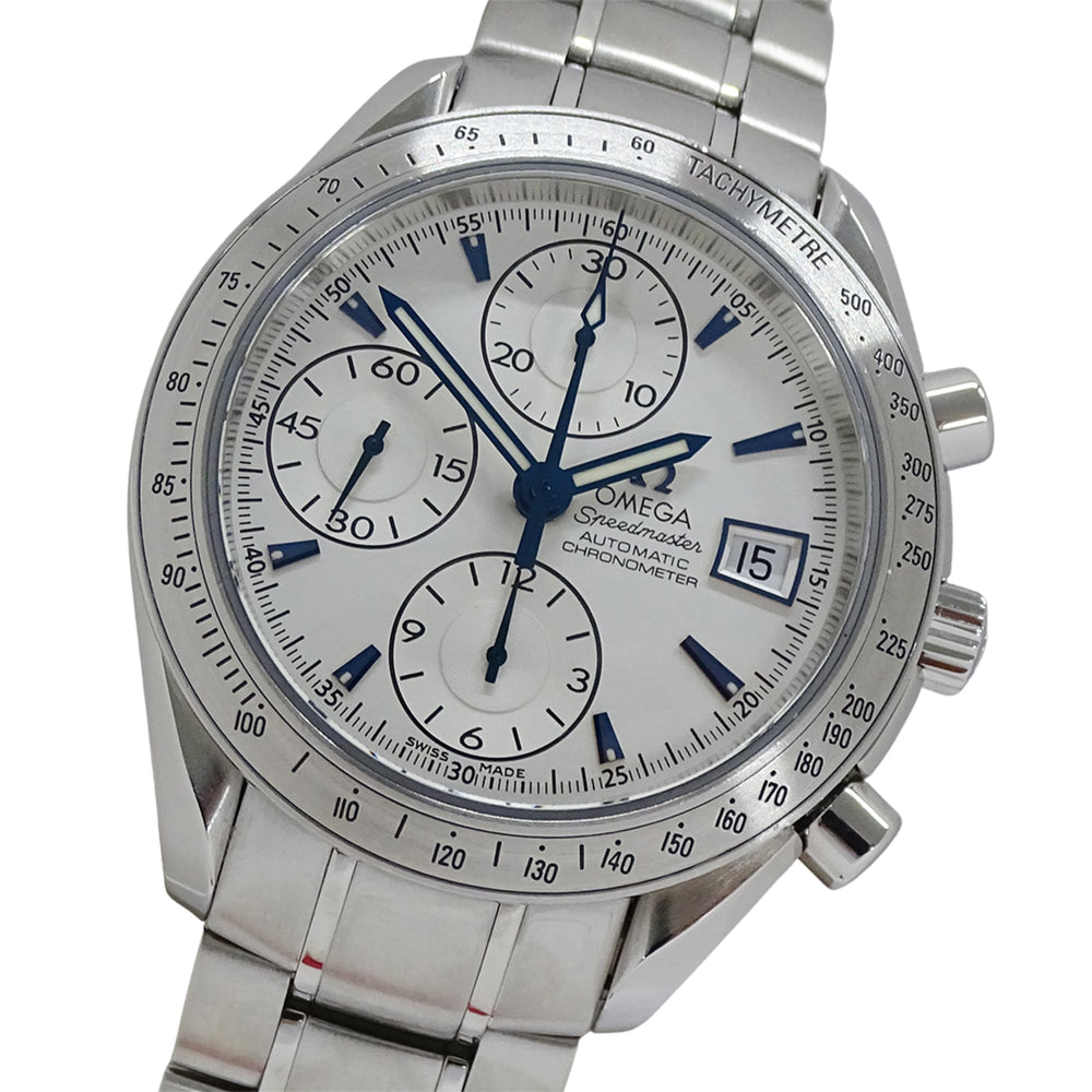 Omega Speedmaster 3211.32 Men's Watch, Brand Name, Chronograph, Date, Automatic, Stainless Steel (SS), Silver — Good