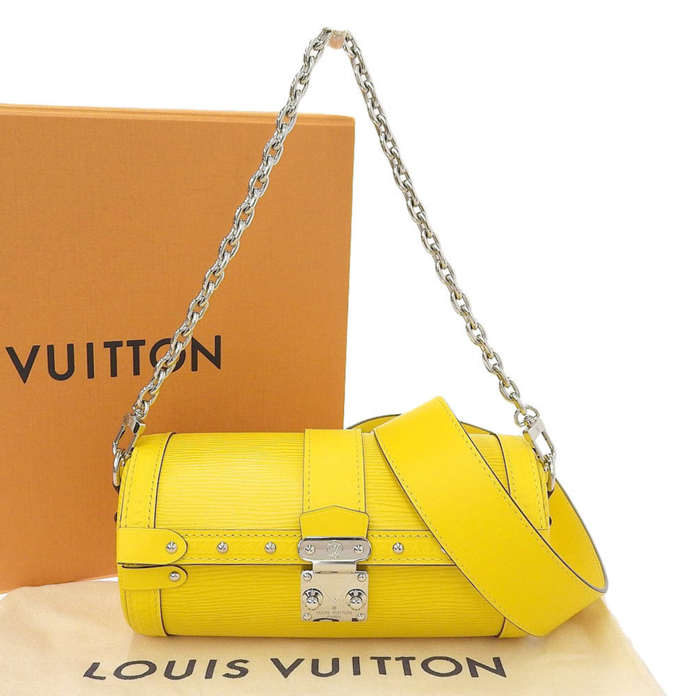 Louis Vuitton LOUIS VUITTON Epi Papillon Trunk Shoulder Bag Jaune Yellow M58647 — Like New
