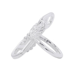 Hermes Chaine d'Ancre A II Multi-Link Ring, SV925 Silver, Ring Size 52. (HERMES ring) — Like New