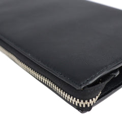 Salvatore Ferragamo studded clutch bag 24 A121 leather black — Like New