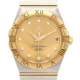 Omega Constellation Co-Axial Chronometer YG Combination 11P 123.20.38.21.58.001 SSxYG Automatic Watch — Good