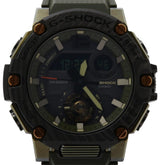 CASIO G-SHOCK G-STEEL GST-B300 Series GST-B300XB-1A3JF Black Khaki Resin SS Carbon Men's Watch — Very Good