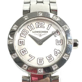 LONGINES DolceVita L5.174.0 Diamond Bezel with 12 Diamonds, Women's Watch, Stainless Steel, Silver — Very Good
