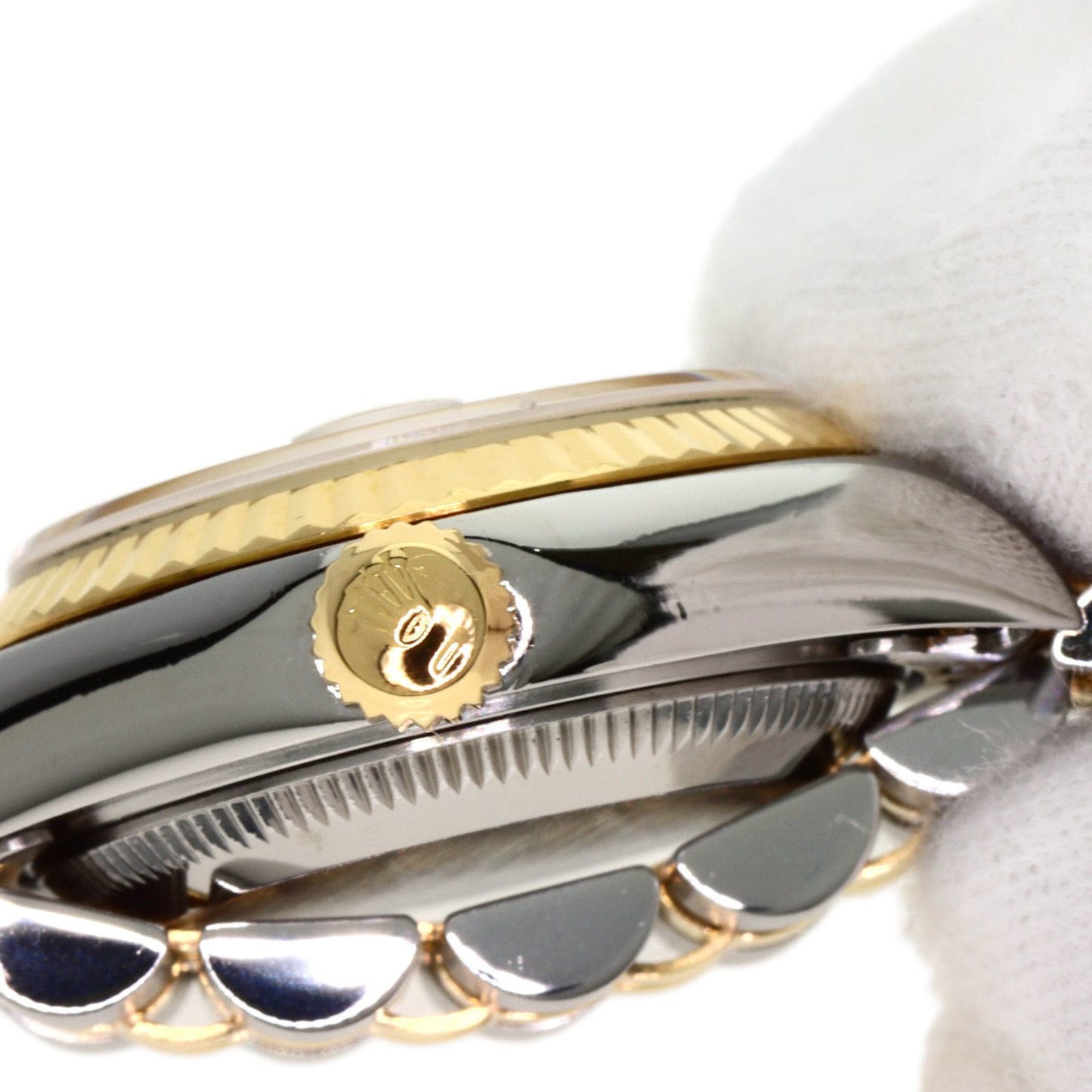 Rolex 69173G Datejust 10P Diamond Watch Stainless Steel/SSx18KYG Women's ROLEX