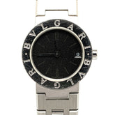 BVLGARI Watch BB23SS Quartz Black Dial Stainless Steel Women's — Good