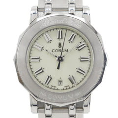 Corum Admiral's Cup Watch, 39.130.20.V585, Stainless Steel, Quartz Movement, Analog Display, Ivory Dial, Women's — Good