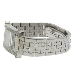 Hermes HERMES H Watch Wristwatch Diamond Bezel HH1.230 Stainless Steel Quartz Analog Display Silver Dial Women's — Very Good