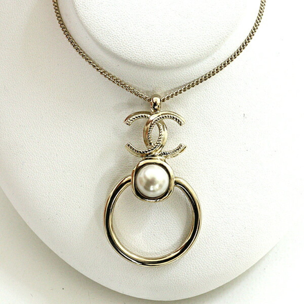 CHANEL GP Necklace Light Gold — Like New