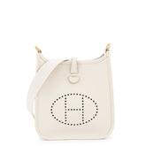 Hermes Evelyne TPM 111cm Amazon Beton Taurillon Clemence W stamp handbag women's HERMES — Like New