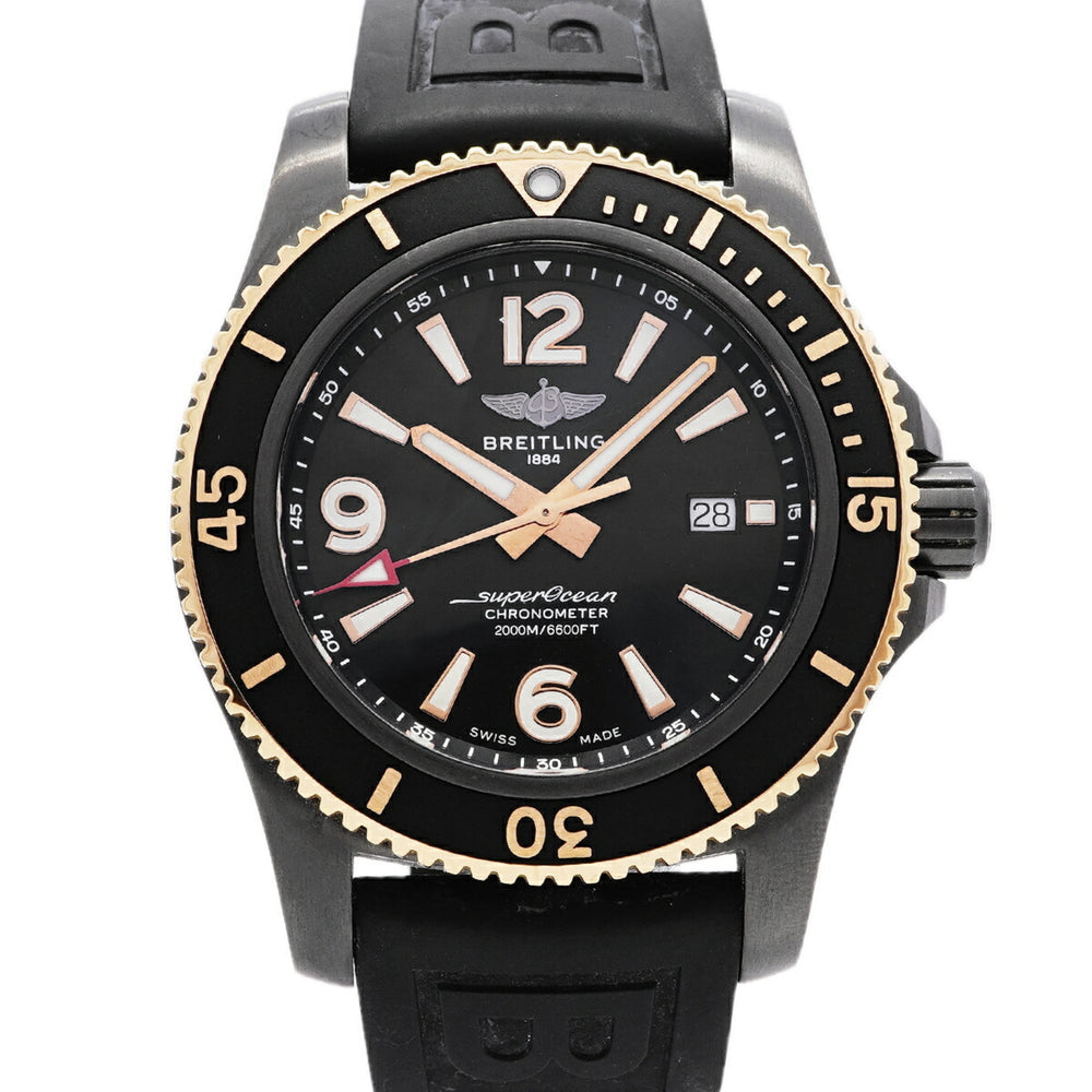 Breitling Superocean Automatic 46 U17368 Black Dial Men's Watch — Very Good