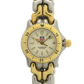TAG Heuer Cell Series S95.708 SS Ivory Quartz Watch Silver Gold 0395TAG HEUER — Good