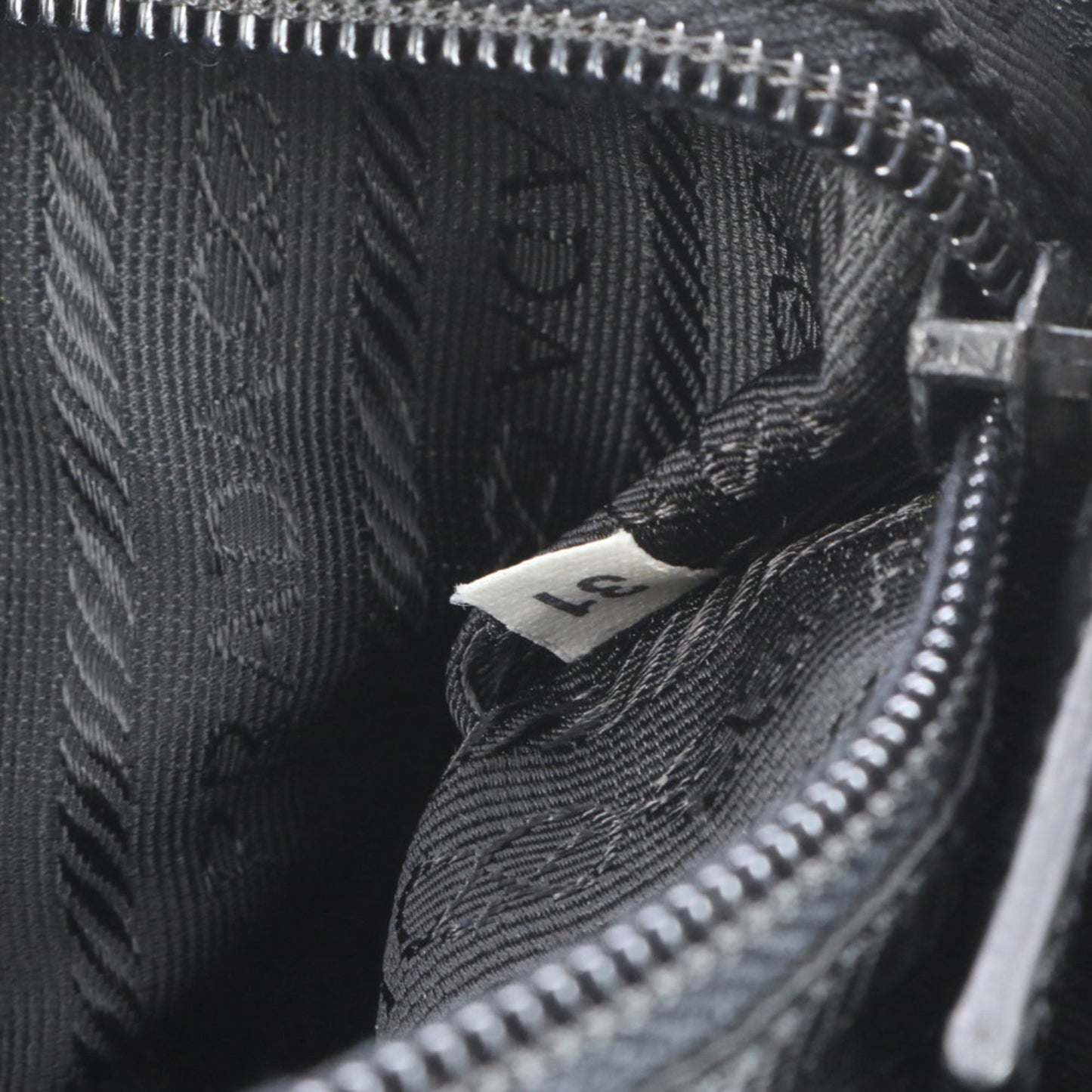 Prada Tessuto nylon triangle logo leather backpack for women