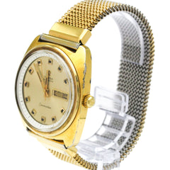OMEGA Seamaster Day Date Cal 752 Gold Plated Automatic Watch 166.064 Vintage — Good