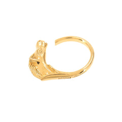 Hermes Cheval Horse Ring, Gold, Size 1 (Ring) — Like New