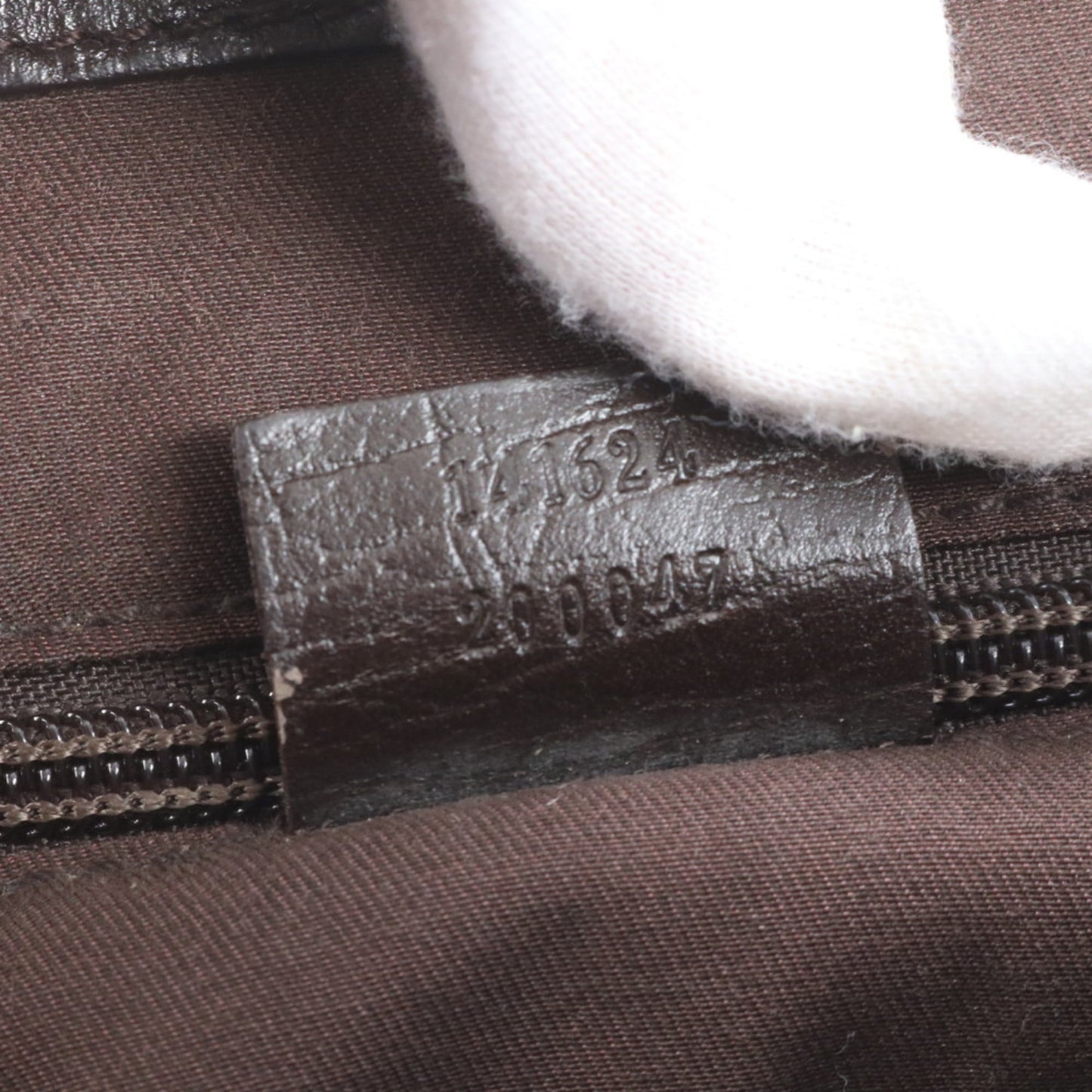 Gucci GG Supreme 141624 Leather Tote Bag, Shoulder Brown, Men's