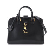 Saint Laurent Baby Cabas 2-way Hand/Shoulder Handbag, Leather, Black, 568853 — Like New