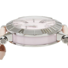 Tiffany & Co. Atlas Watch Z1300.11.11A31A41A Quartz Pink Dial Stainless Steel Leather Ceramic Ladies' — Very Good