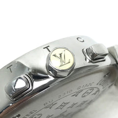 Louis Vuitton Q132C Tambour Wristwatch Silver — Good