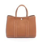 Hermes Garden Party TPM Gold Tote Bag Handbag Negonda Brown Women's — New - Store Return
