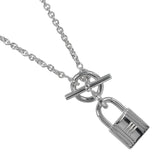 Hermes Cadena Amulet Necklace Silver 925 Approx. 12.16g Women's — Like New
