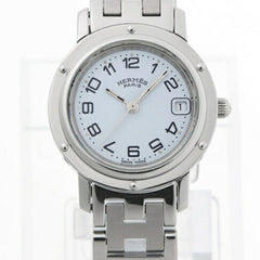 Hermes Clipper CL4.210 White Quartz Watch — Good