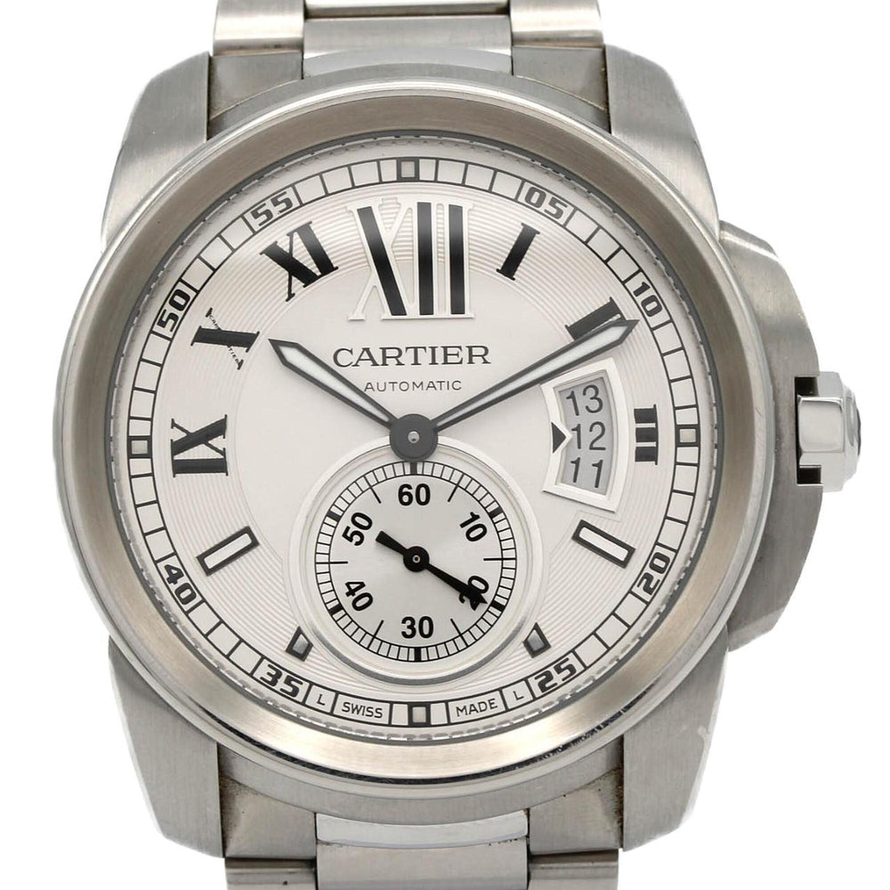 Cartier Calibre de LM W7100015 SS Automatic Watch — Good