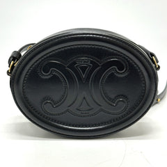 CELINE Triomphe crossbody bag Shoulder Bag Black — Like New