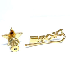 Christian Dior Dior Asymmetric Revolution Earrings Star — Like New