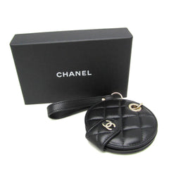 Chanel Matelasse Women's Name Tag Black Bag Charms — Like New