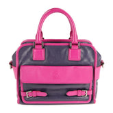 LOEWE Loewe Cruz handbag leather purple pink 2way bicolor — Like New