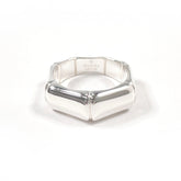 GUCCI Bamboo Ring, Sterling Silver 925, Size 15, Silver, Men's — Like New