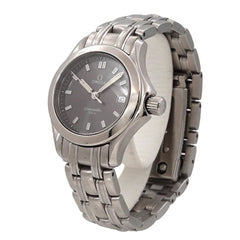 OMEGA Seamaster 120 2581 43 Women's Watch with Date, Gray Quartz Movement — Very Good