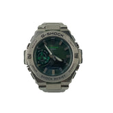CASIO GSHOCK GSTEEL GSTB500 Series Watch (GSTB500AD3AJF) Khaki Dial Silver Resin/Stainless Steel Men's — Very Good