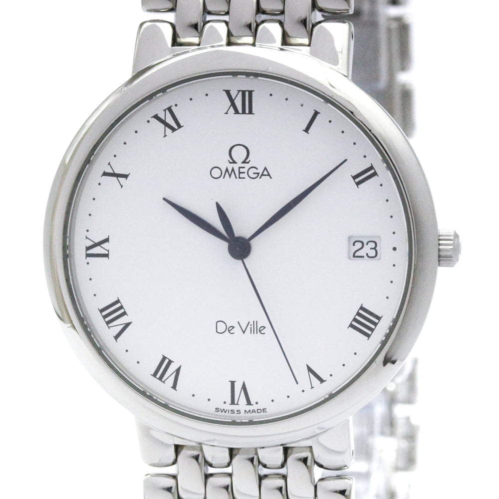 OMEGA De Ville Quartz Stainless Steel Mens Watch 7520.23 Polished — Very Good