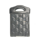 GUCCI Shoulder Bag 2WAY GG Mini Matelasse Nylon 723776 Black — Like New