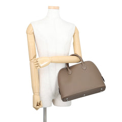 Hermes Bolide 1923 30 Etoupe Epsom Handbag, K stamp, 2-way, HERMES — Like New