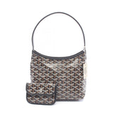 Goyard Boheme Mini Hobo Bag Handbag - Coated Canvas Leather Women's Black, White, Brown — New - Store Return