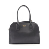 Prada SOFT GLAIN Medium Tote Bag Handbag Leather Women's Black 1BG538 — New - Store Return