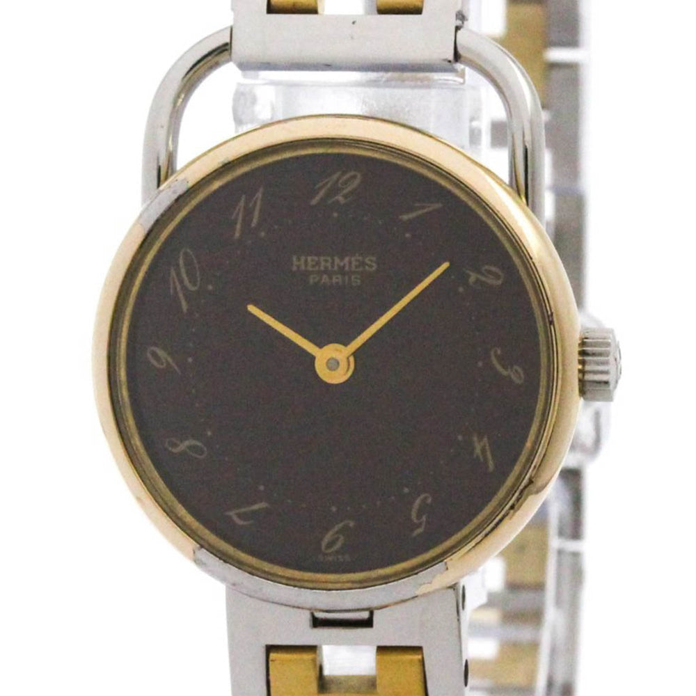 HERMES Arceau Quartz Gold Plated Steel Quartz Ladies Watch Polished — Good