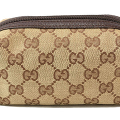 Gucci pouch, GUCCI GG canvas / brown beige, 29596 — Like New