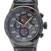 TAG HEUER Carrera Heuer 01 Chronograph Ceramic Steel Mens Watch CAR2A1H — Very Good