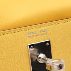 Hermes Kelly Dance II Shoulder Bag/Handbag, Leather, Calfskin (Cowhide), Veau Swift, Women's, Yellow — New - Store Return