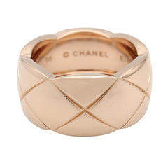 Chanel Coco Crush Large Ring, 18K Pink Gold (J10818) - Men's & Women's Gold-Tone Ring — Like New