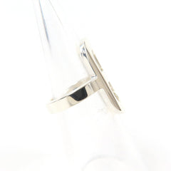 HERMES 2021 Ever Chaine d'Ancre PM Ring, AG925 Silver, Size 46, with Box, Made in France, Weight 5.24g, Women's — Like New