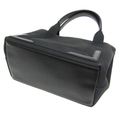 Balenciaga Navy Cabas S 339933 Men,Women Canvas,Leather Handbag,Tote Bag Black — Like New
