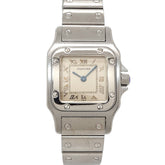 Cartier Santos Galbee SM W20024D6 Women's Watch, Ivory, Quartz Watch — Like New