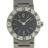 BVLGARI Bzero1 Watch, BZero1 BB23SS, Stainless Steel, Quartz Movement, Analog Display, Black Dial, Women's — Good